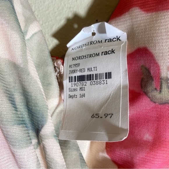 Soieblu Ivory Red Floral Maxi Dress Size M – Nordstrom Rack - Picture 8 of 10